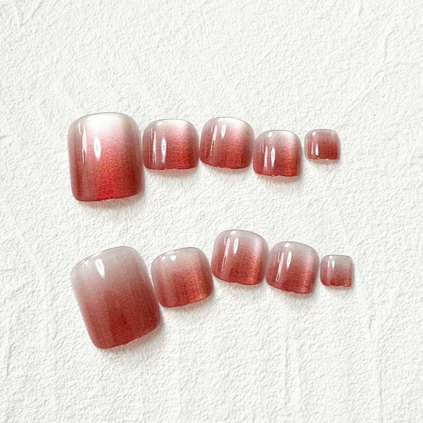 DAsena NAIL TIPS フット用 F-0002-D4 (24枚入り フリーサイズ)