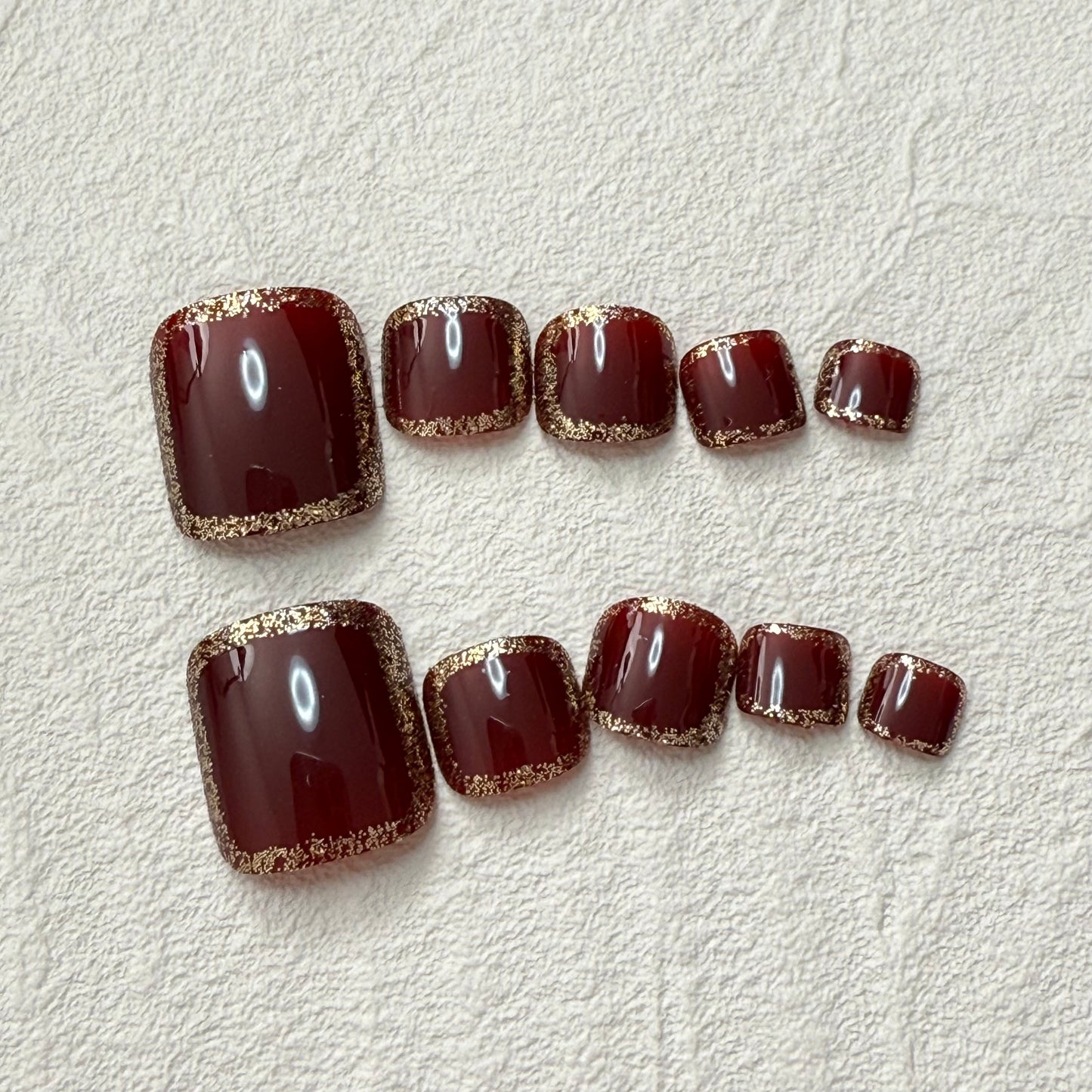 DAsena NAIL TIPS フット用 F-0008-E11(24枚入り フリーサイズ)