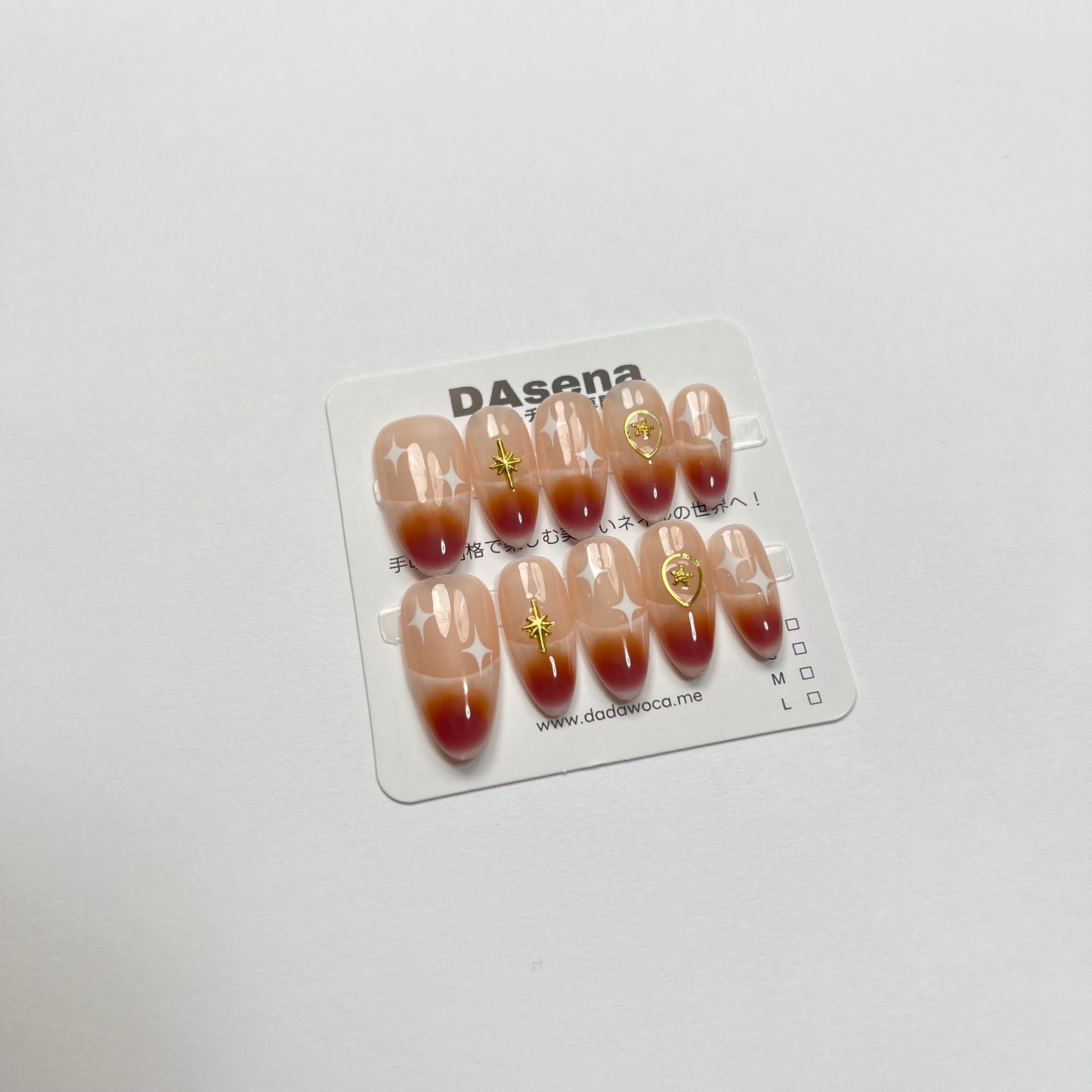 DAsena MAGIC PRESS NAIL TIPS DB-1990-C-F10