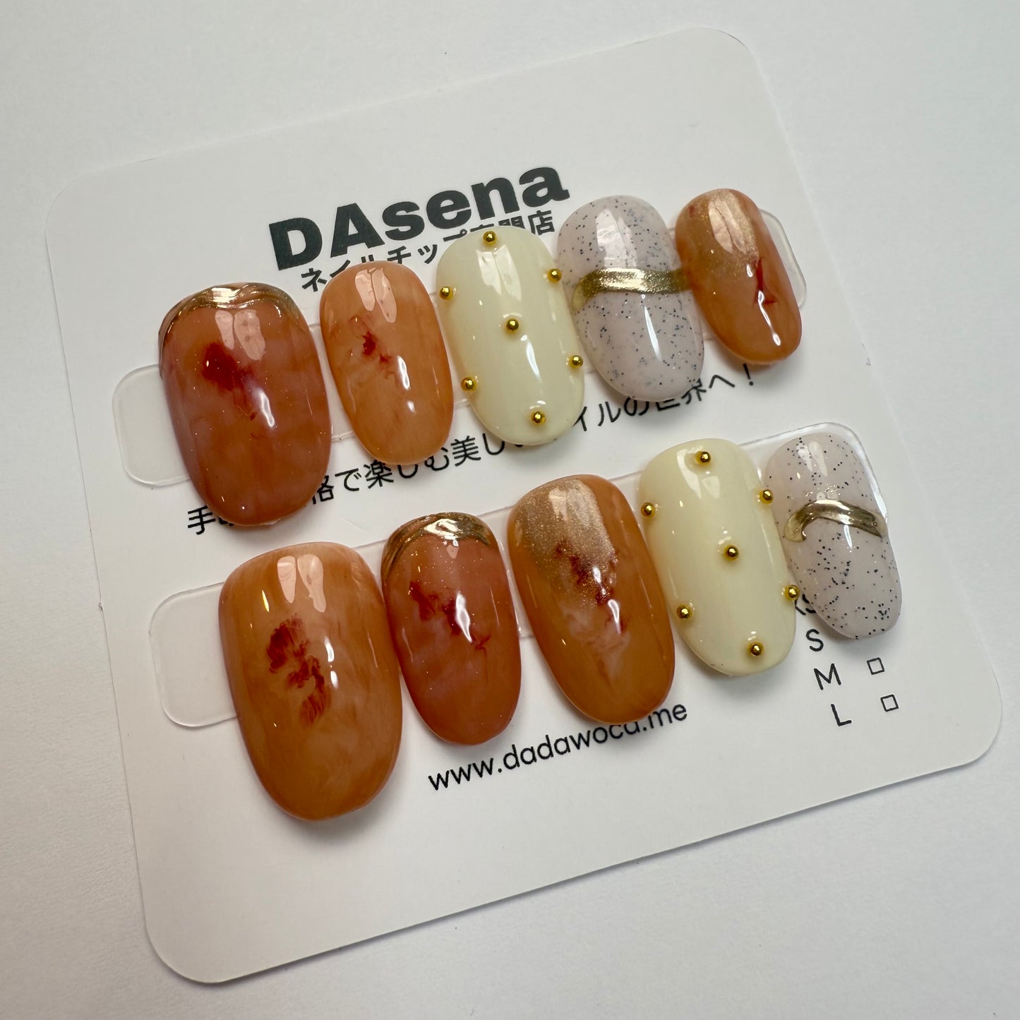 DAsena MAGIC PRESS NAIL TIPS DB-1558-0117-G26
