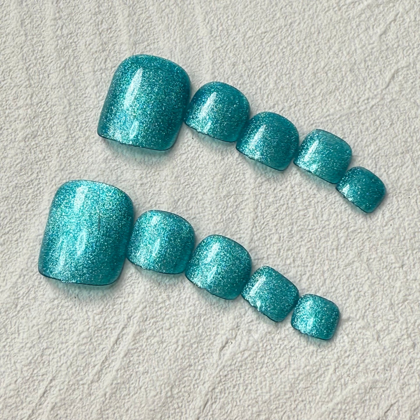 DAsena NAIL TIPS フット用 F-0001-D3 (24枚入り フリーサイズ)