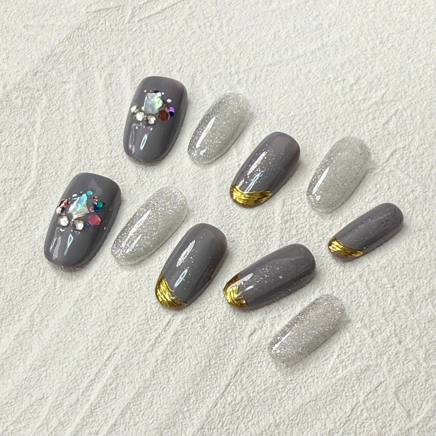 【日本製・数量限定】DAsena JAPAN PREMIUM NAIL TIPS DJP-T008-G27