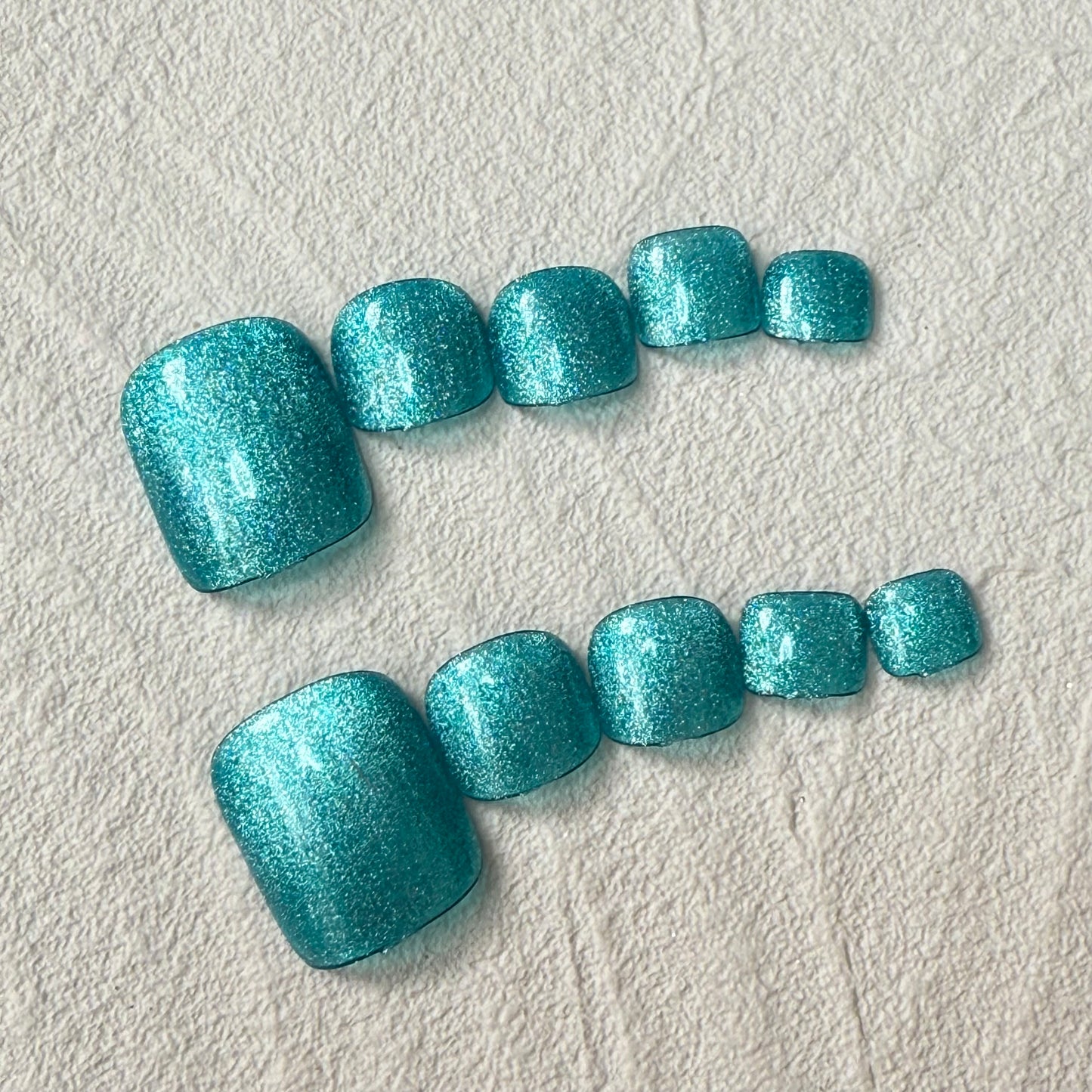 DAsena NAIL TIPS フット用 F-0001-D3 (24枚入り フリーサイズ)