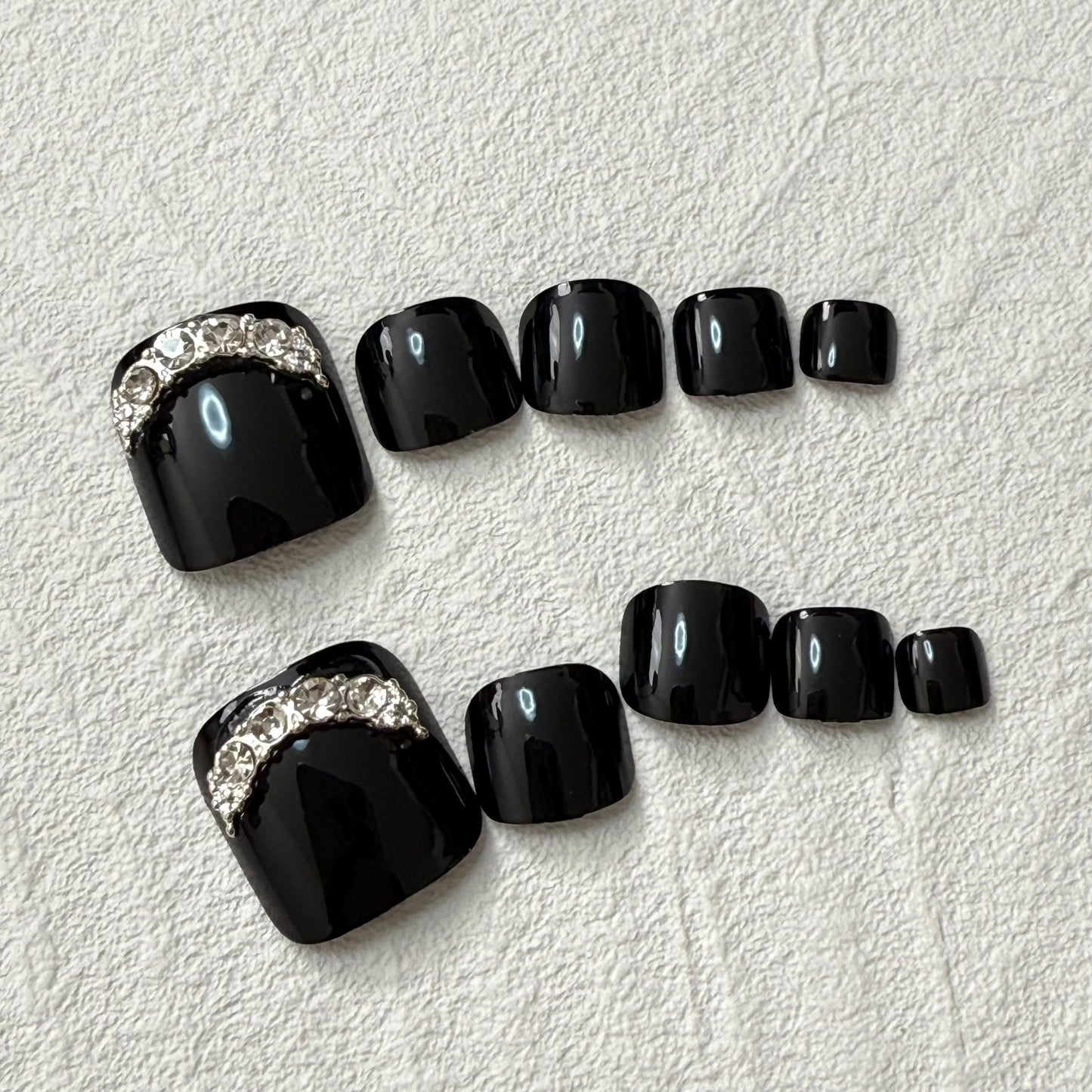 DAsena NAIL TIPS フット用 F-0014-A6 (24枚入り フリーサイズ)