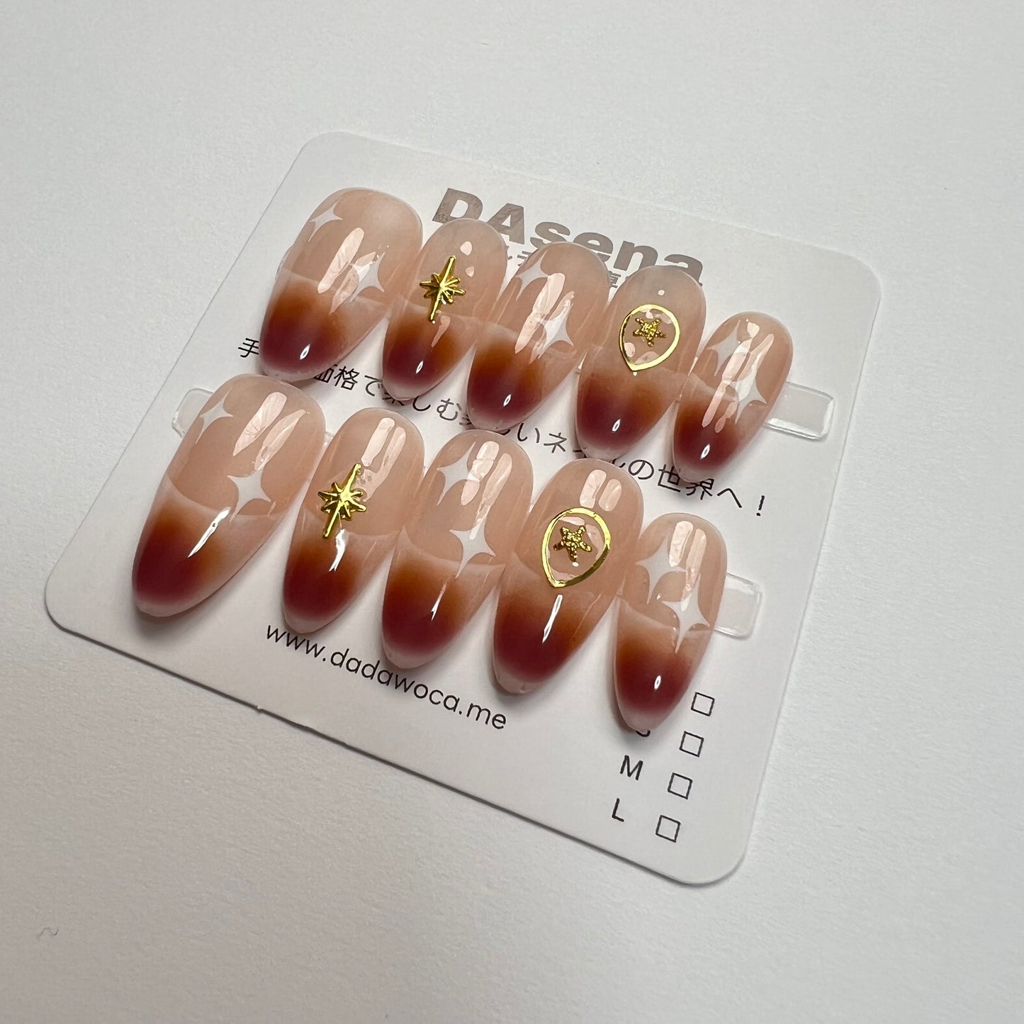 DAsena MAGIC PRESS NAIL TIPS DB-1990-C-F10