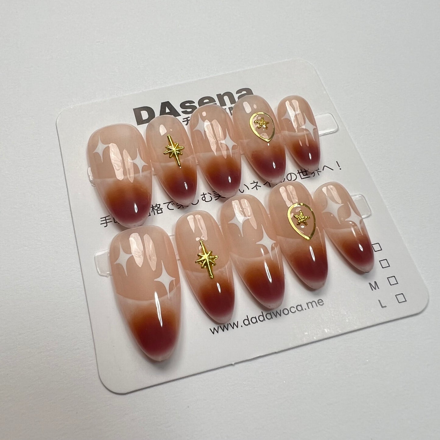 DAsena MAGIC PRESS NAIL TIPS DB-1990-C-F10