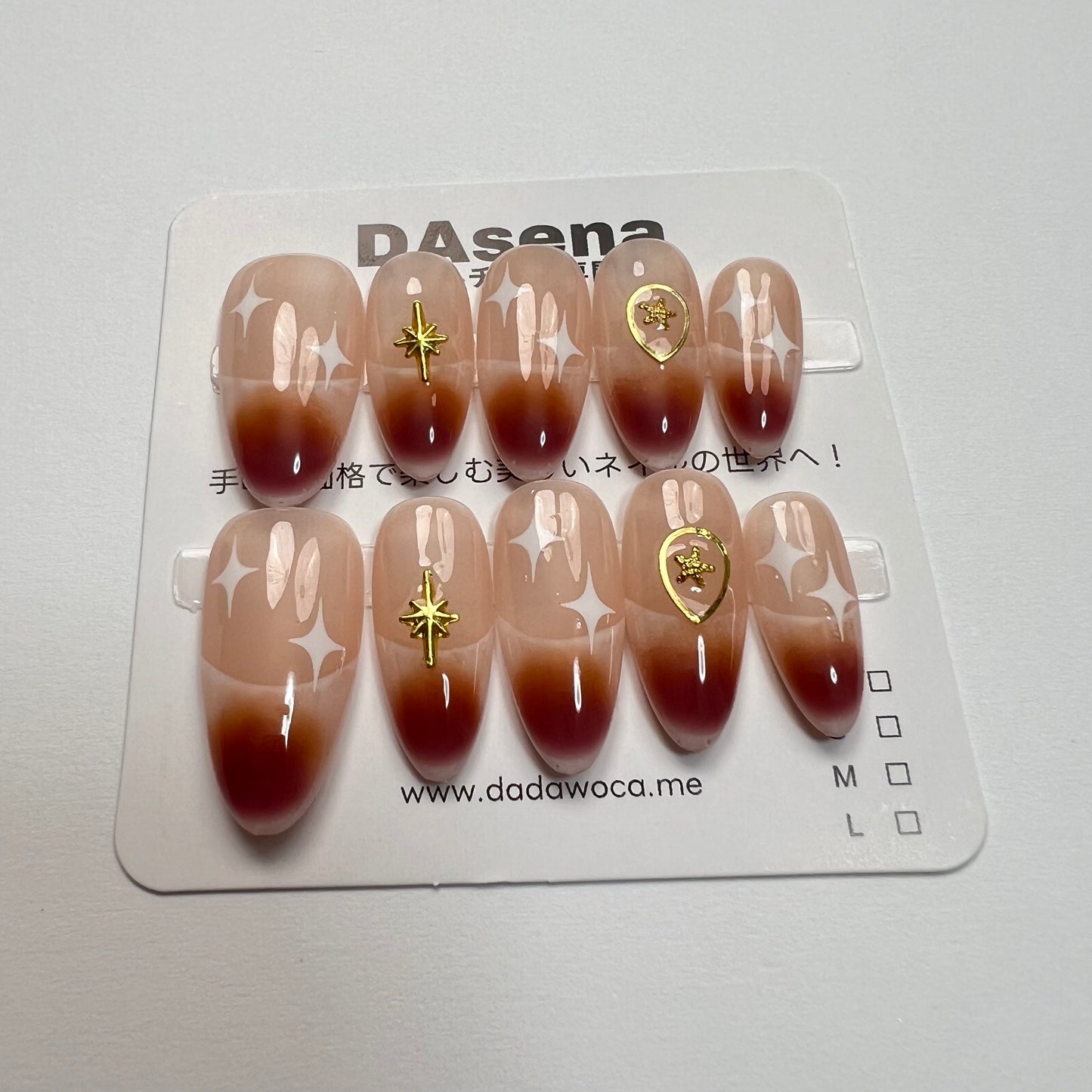 DAsena MAGIC PRESS NAIL TIPS DB-1990-C-F10