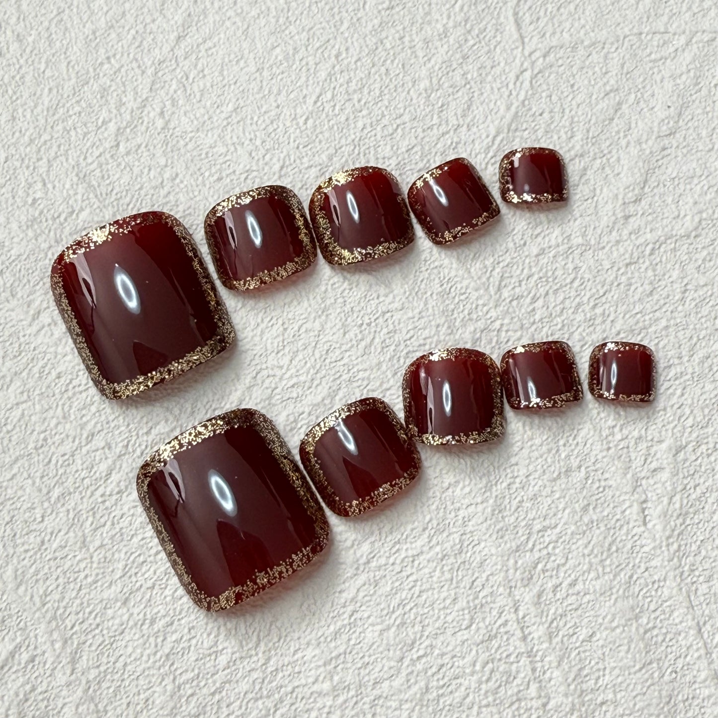 DAsena NAIL TIPS フット用 F-0008-E11(24枚入り フリーサイズ)