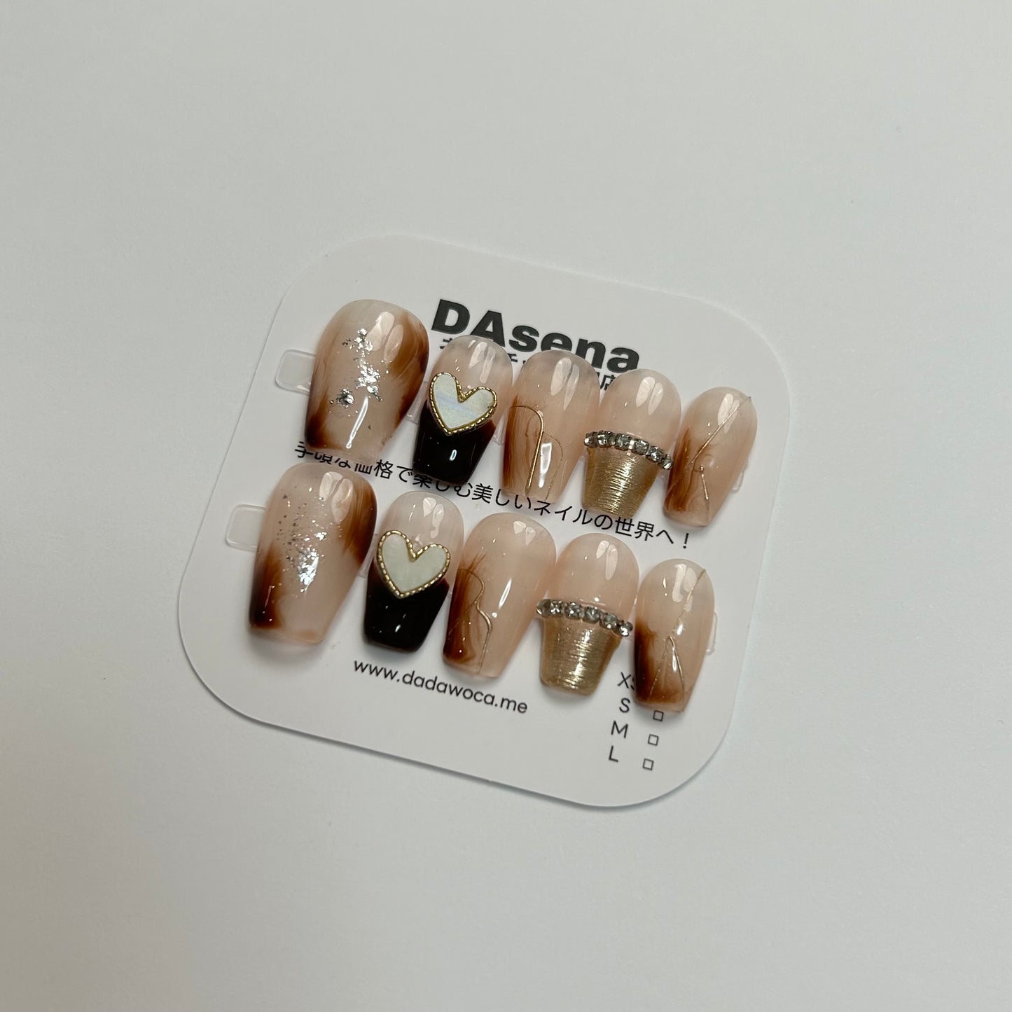DAsena MAGIC PRESS NAIL TIPS DB-411–F8