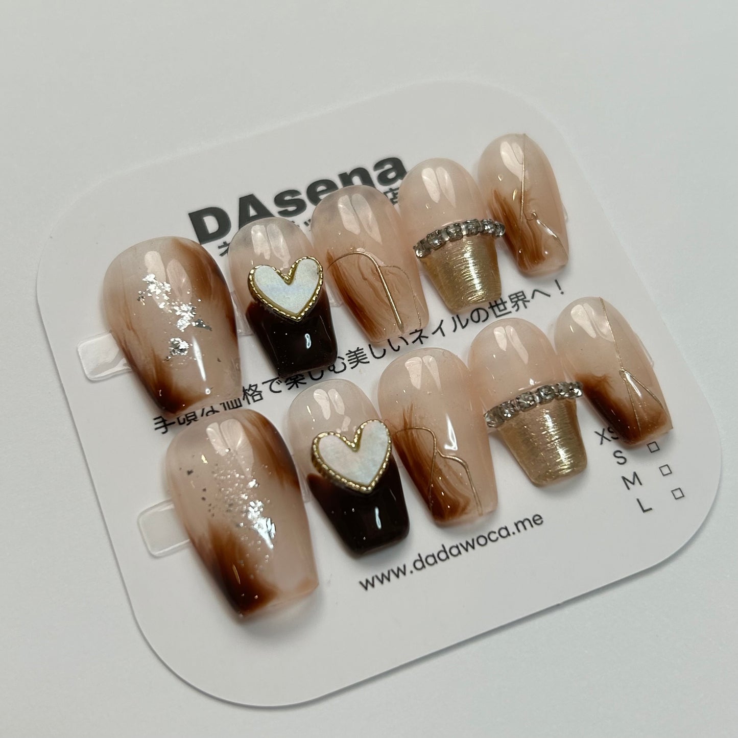 DAsena MAGIC PRESS NAIL TIPS DB-411–F8