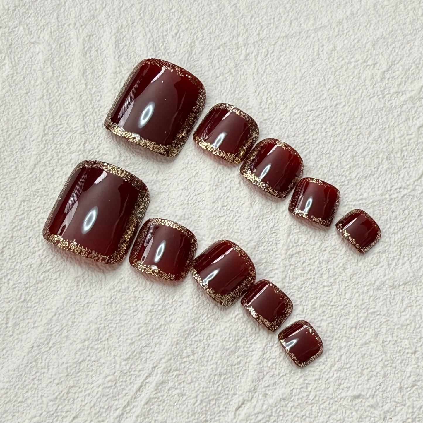 DAsena NAIL TIPS フット用 F-0008-E11(24枚入り フリーサイズ)