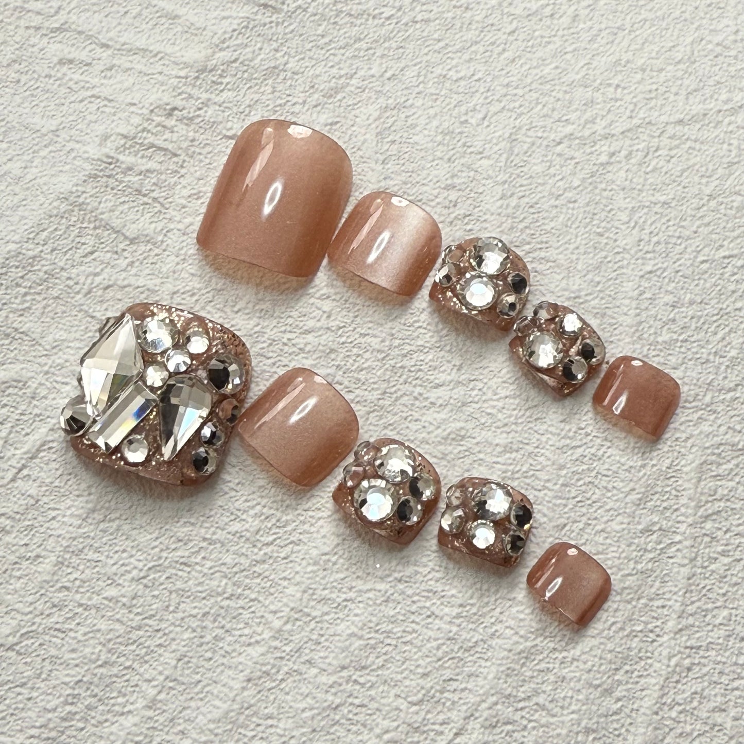 DAsena NAIL TIPS フット用 F-0005-A5 (24枚入り フリーサイズ)