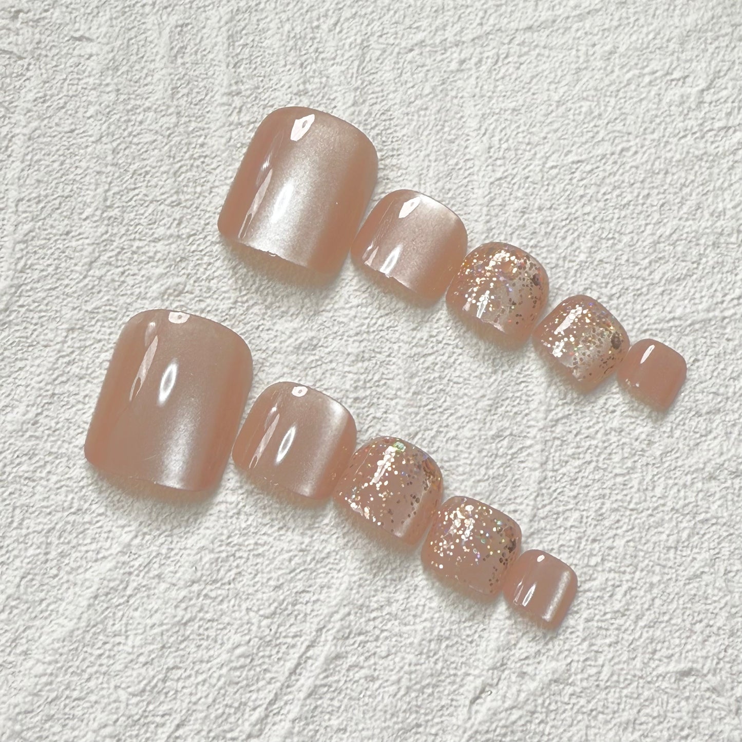 DAsena NAIL TIPS フット用 F-0004-D5 (24枚入り フリーサイズ)