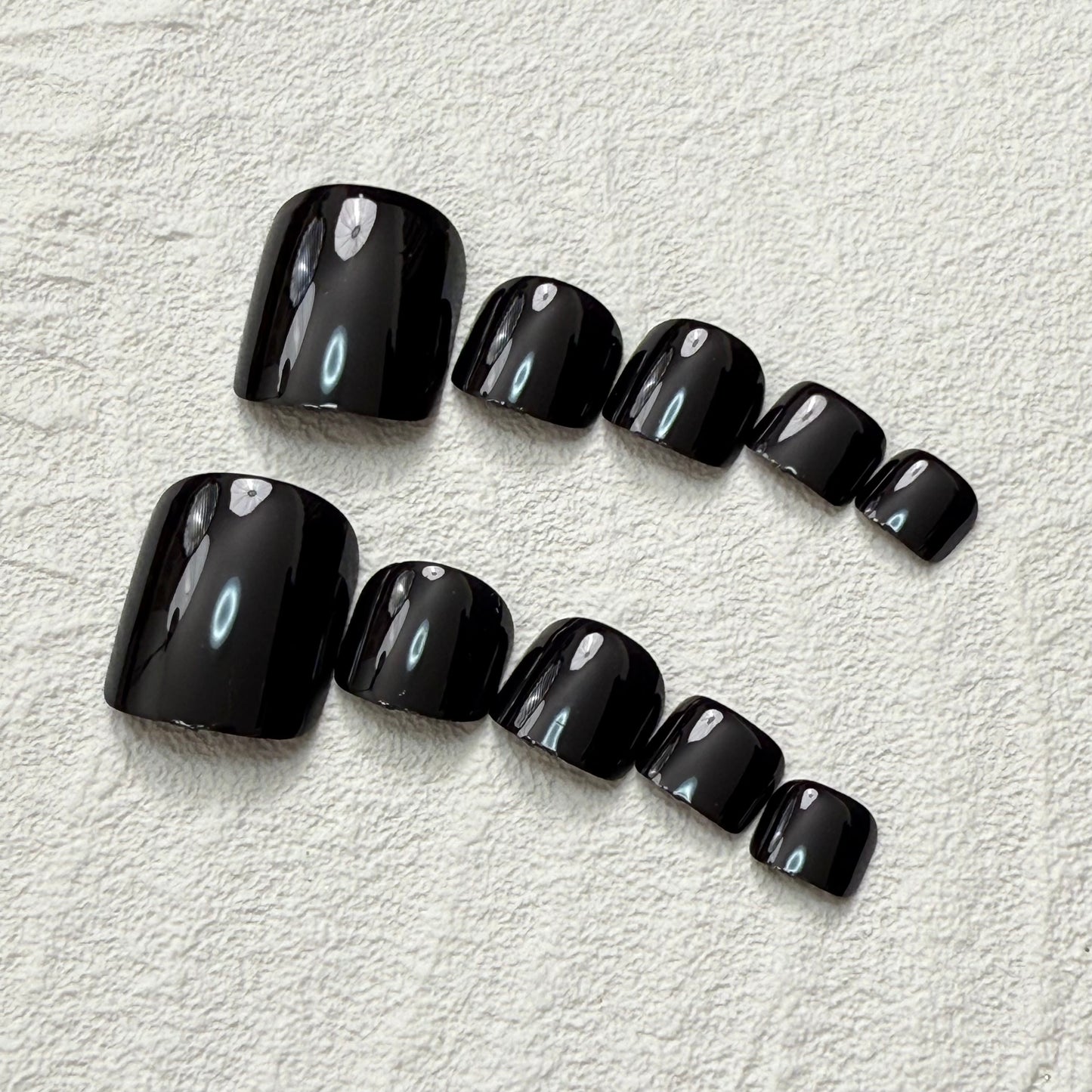 DAsena NAIL TIPS フット用 F-0016-D20 (24枚入り フリーサイズ)