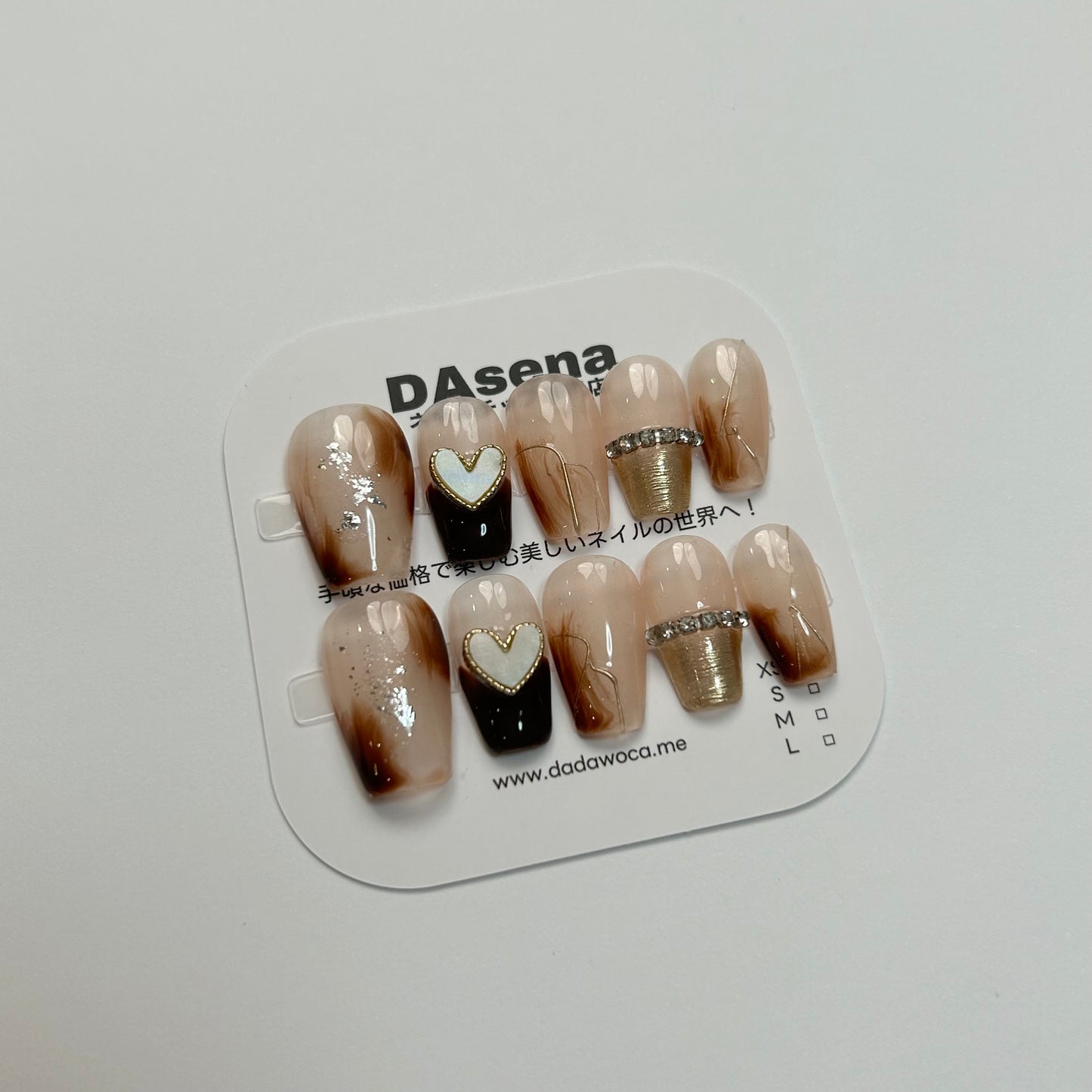 DAsena MAGIC PRESS NAIL TIPS DB-411–F8