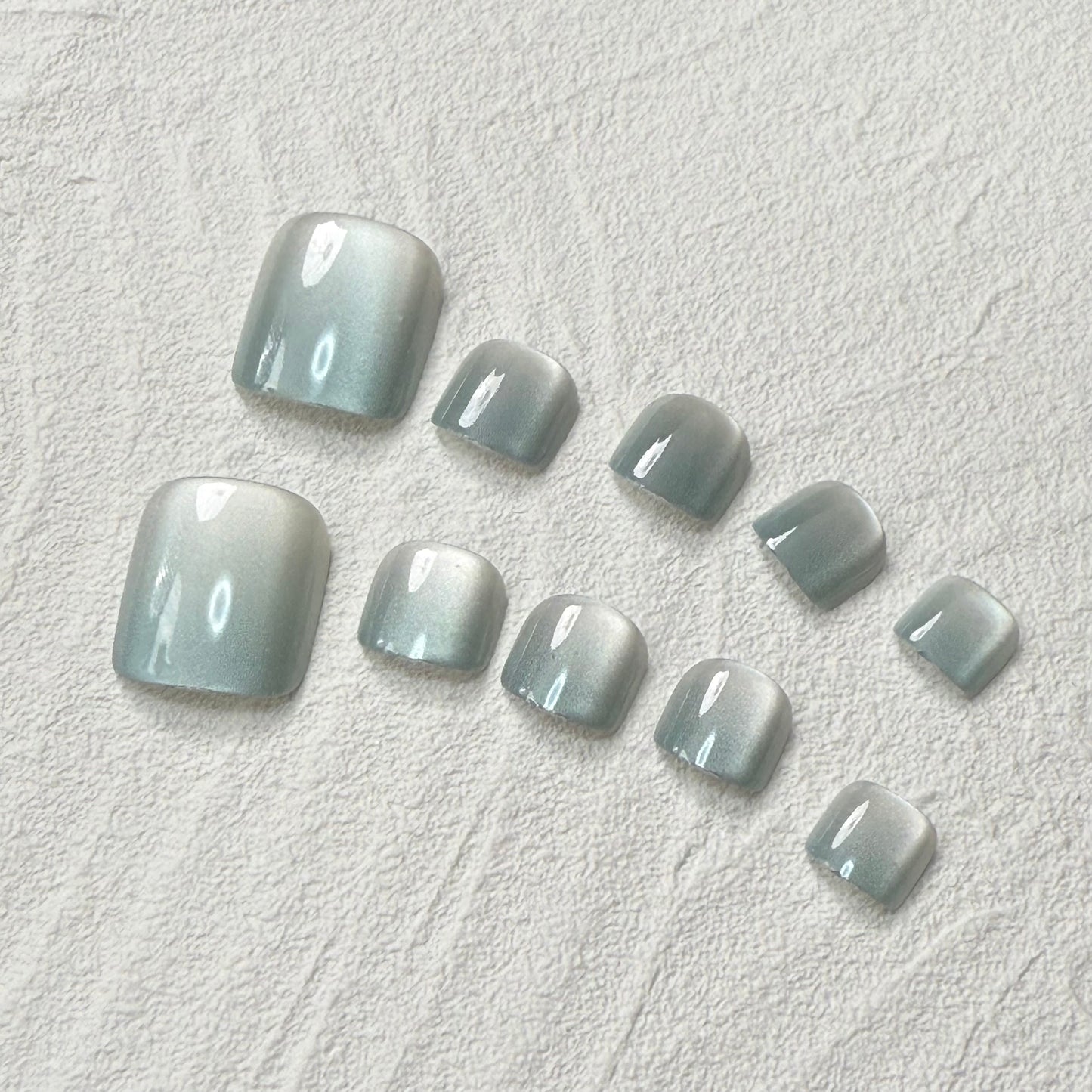 DAsena NAIL TIPS フット用 F-0003-E10 (24枚入り フリーサイズ)