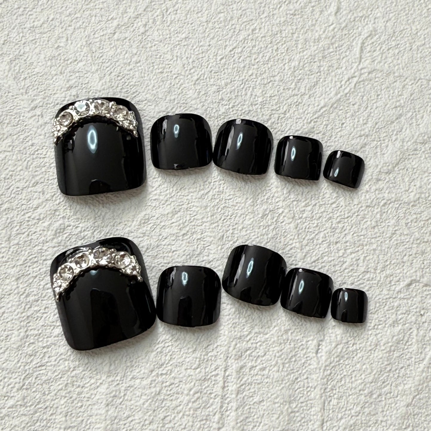 DAsena NAIL TIPS フット用 F-0014-A6 (24枚入り フリーサイズ)