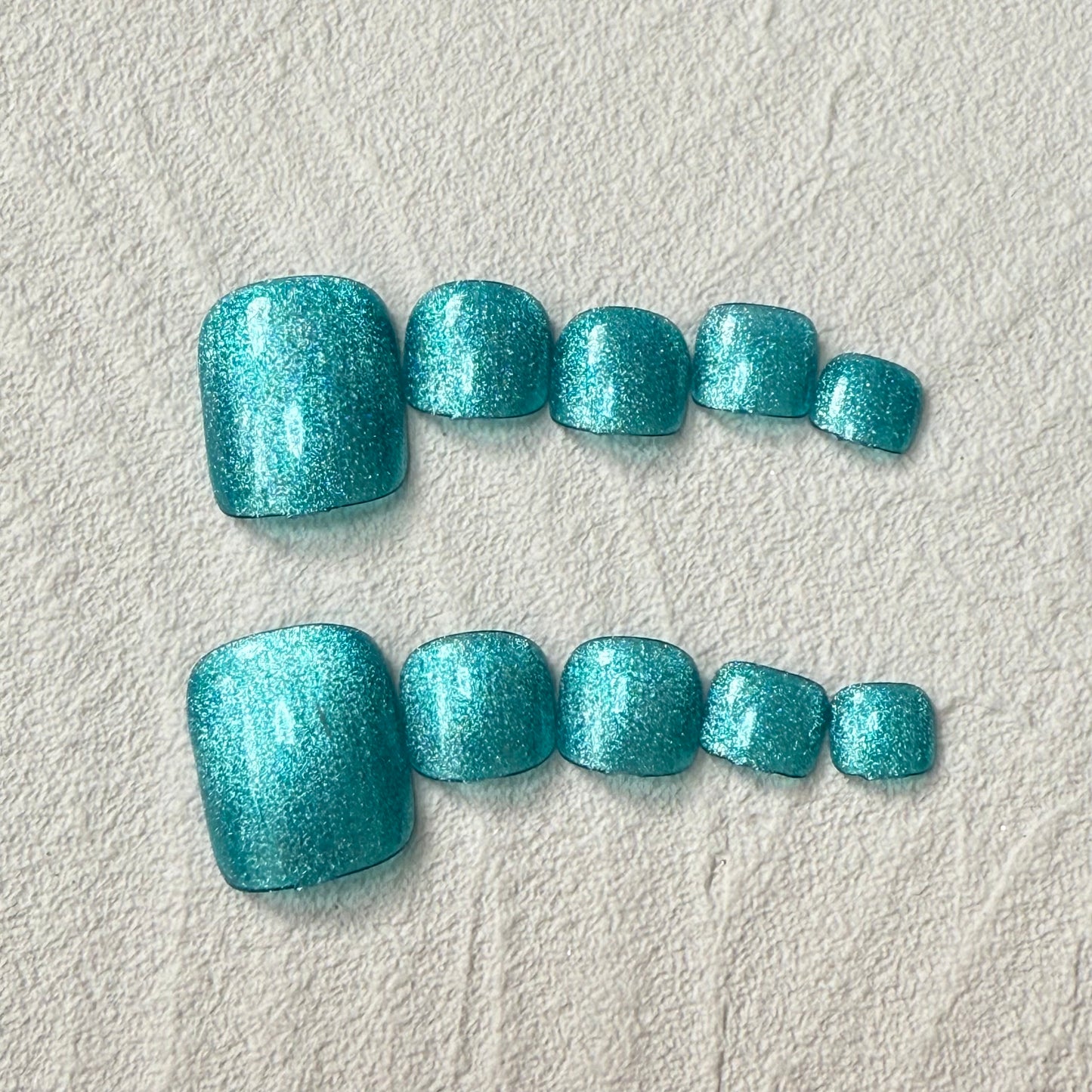 DAsena NAIL TIPS フット用 F-0001-D3 (24枚入り フリーサイズ)