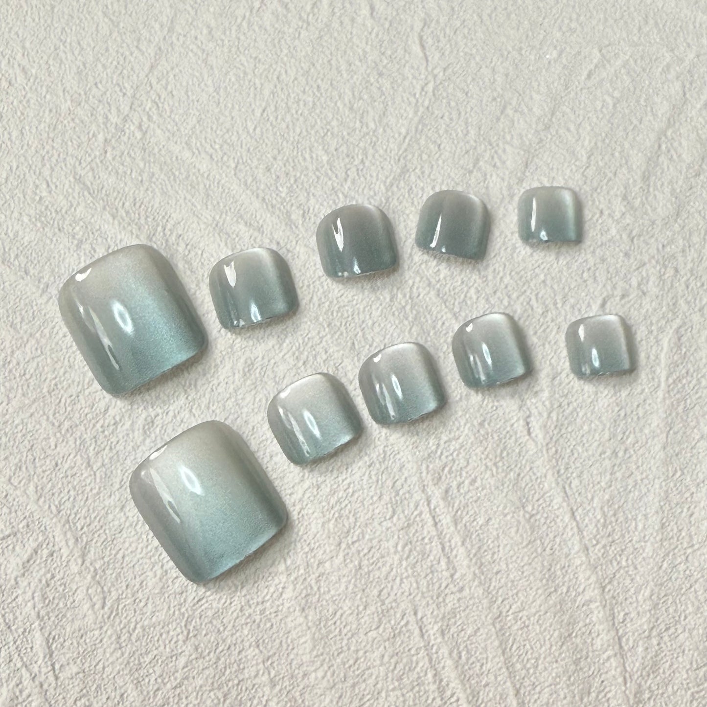 DAsena NAIL TIPS フット用 F-0003-E10 (24枚入り フリーサイズ)