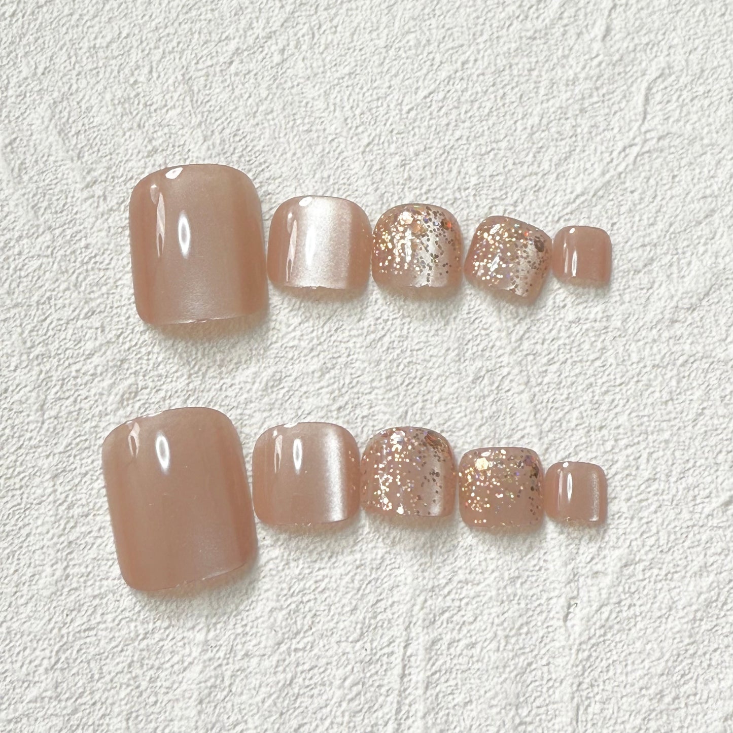 DAsena NAIL TIPS フット用 F-0004-D5 (24枚入り フリーサイズ)