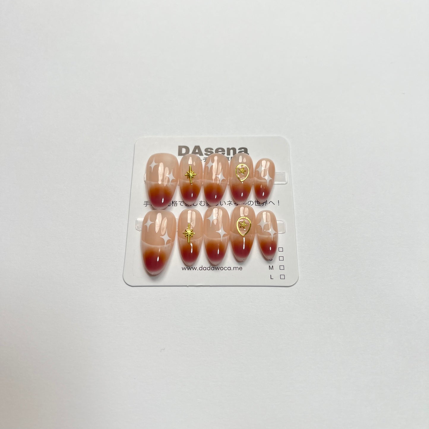 DAsena MAGIC PRESS NAIL TIPS DB-1990-C-F10