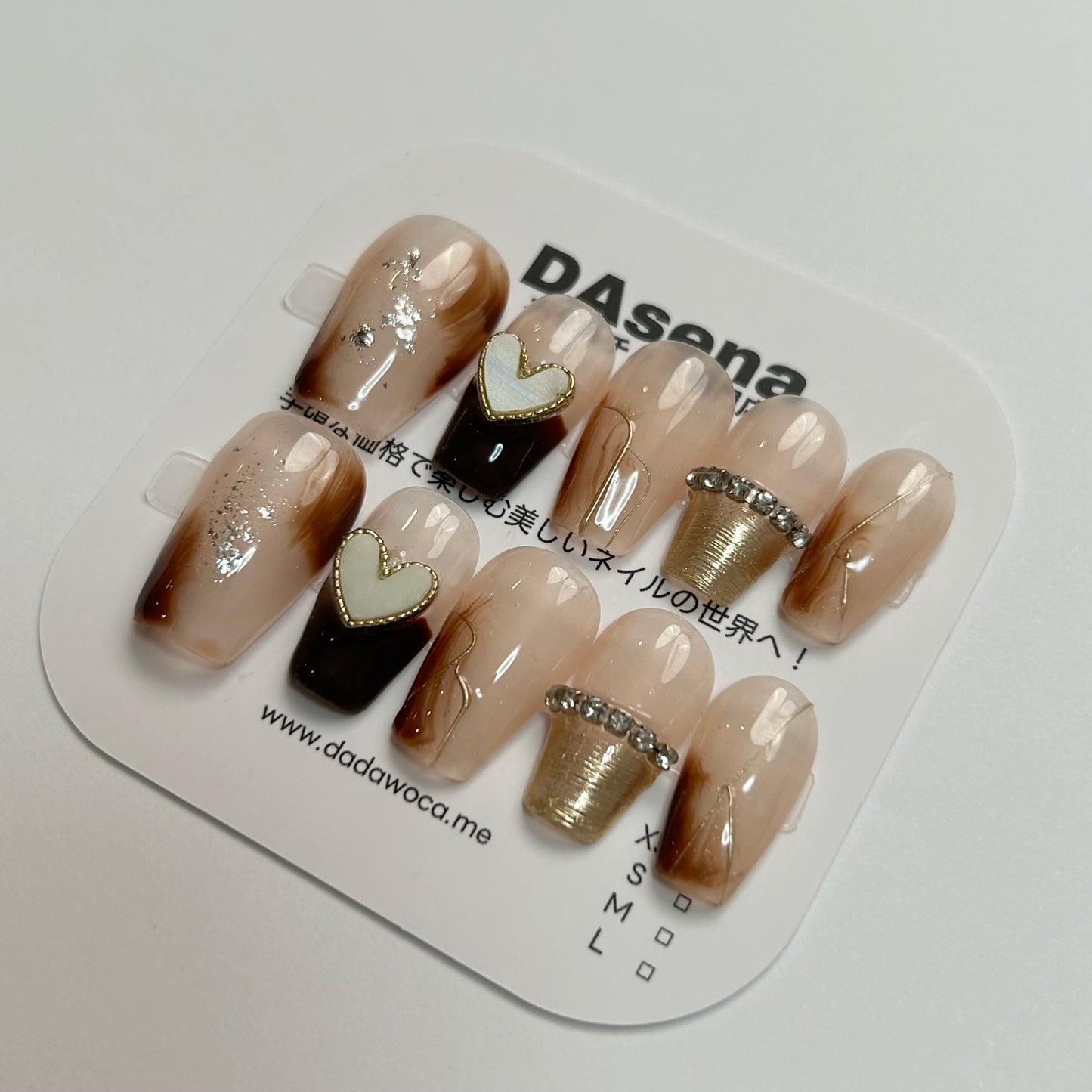 DAsena MAGIC PRESS NAIL TIPS DB-411–F8