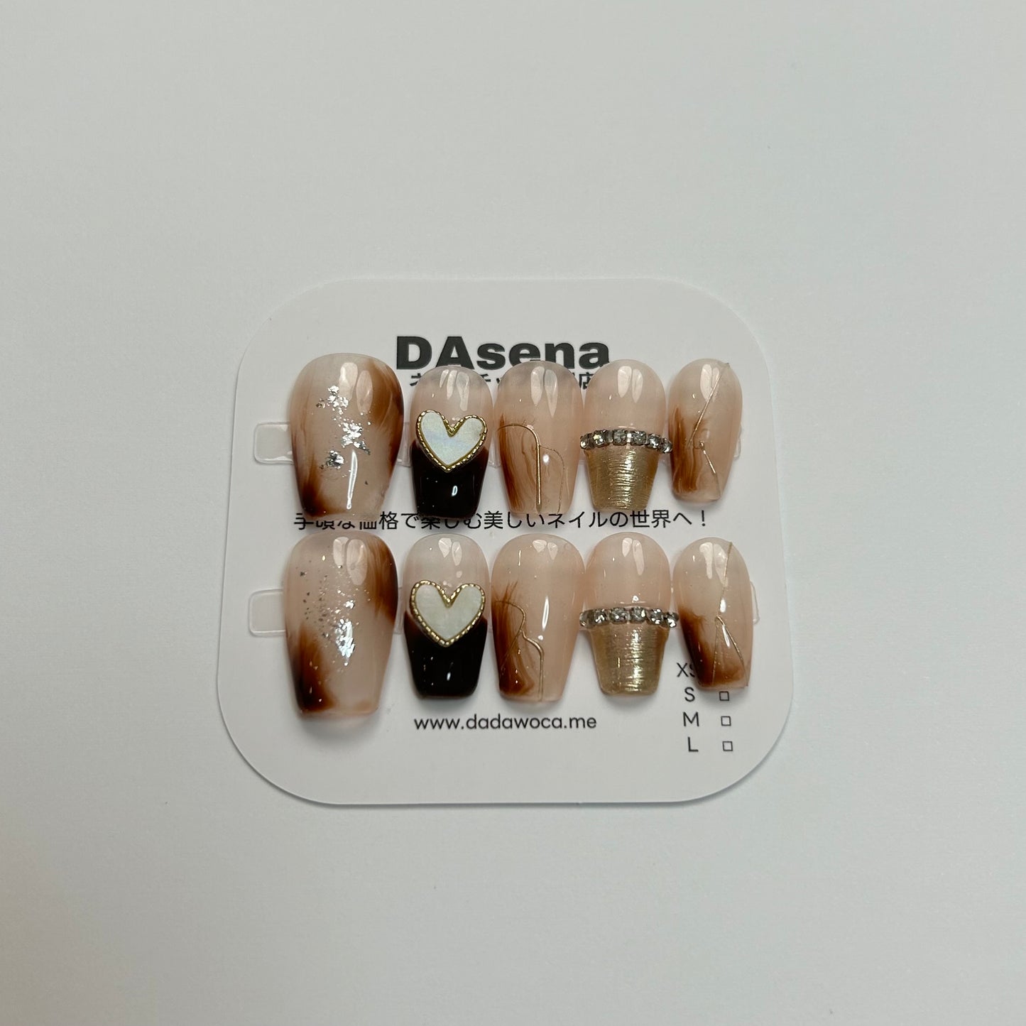 DAsena MAGIC PRESS NAIL TIPS DB-411–F8