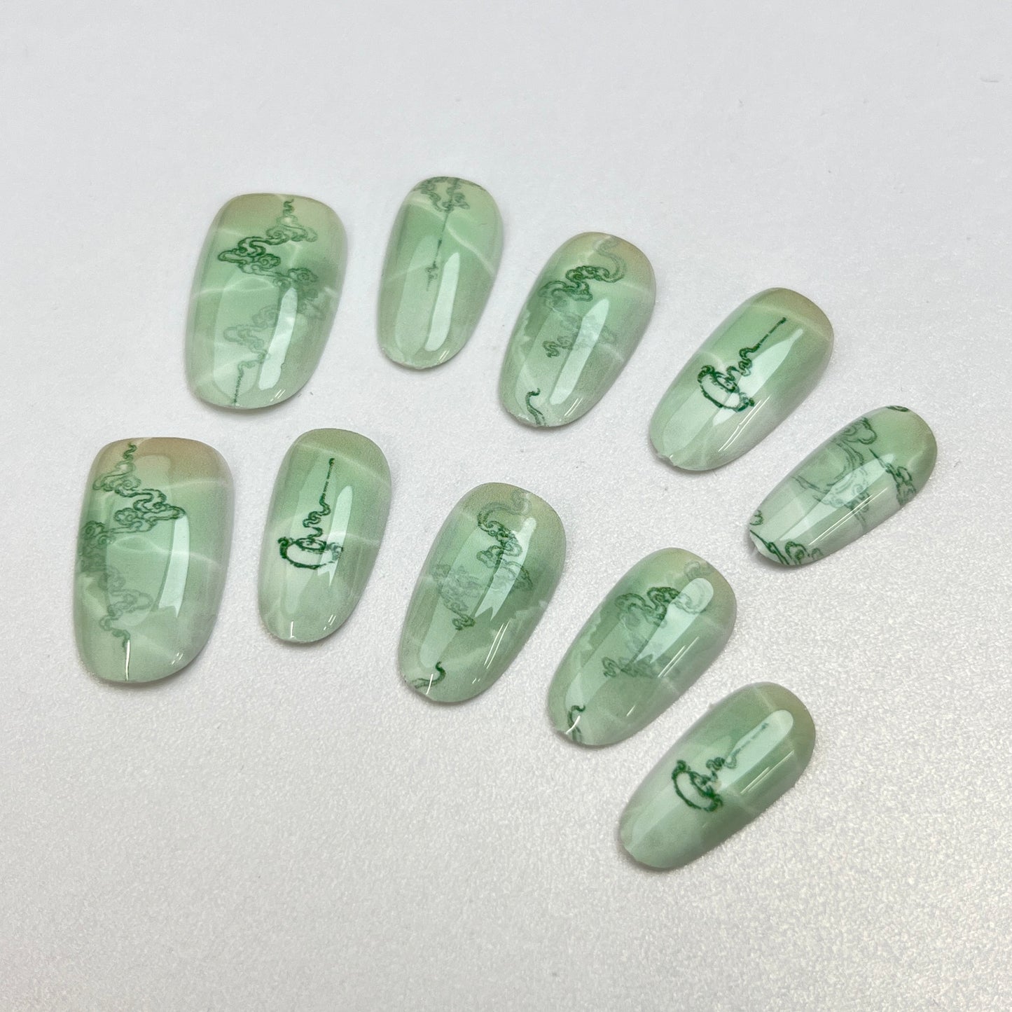 DAsena プレミアム ネイルチップ(30枚入り)MW-79-G17