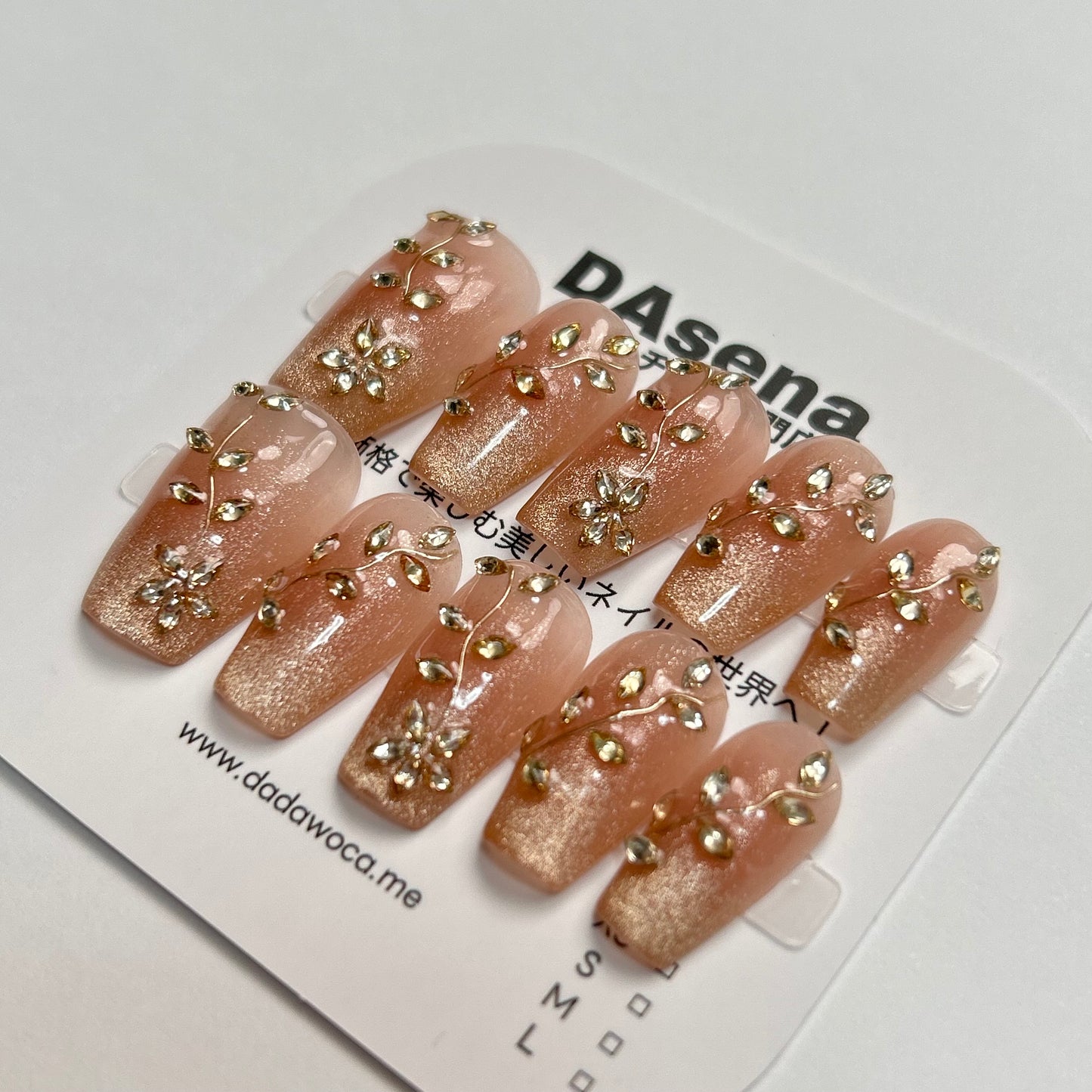DAsena MAGIC PRESS NAIL TIPS DB-2391-G3