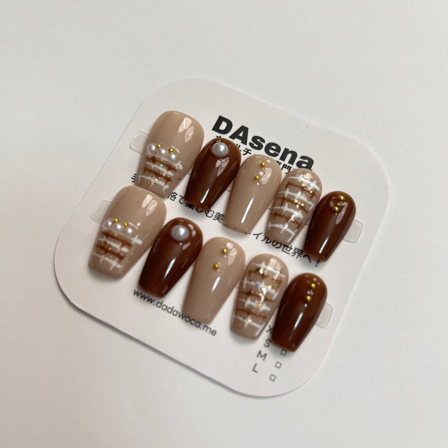 DAsena MAGIC PRESS NAIL TIPS DB-443-B17
