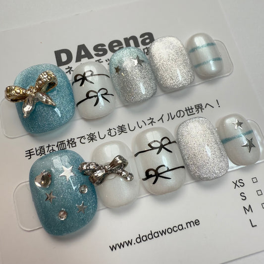 DAsena MAGIC PRESS NAIL TIPS DB-1472-G12