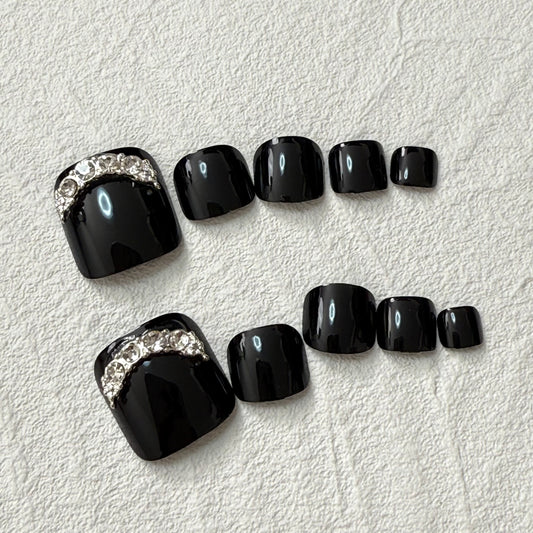 DAsena NAIL TIPS フット用 F-0014-A6 (24枚入り フリーサイズ)