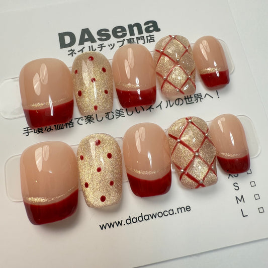 DAsena MAGIC PRESS NAIL TIPS DB-2734-F17