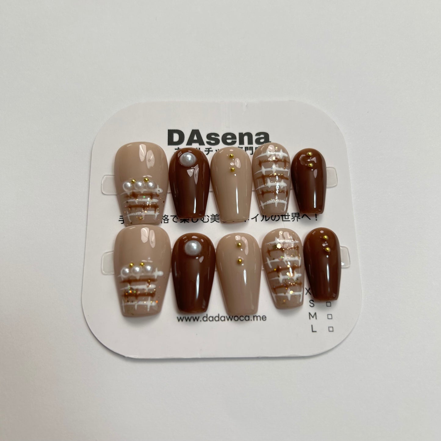 DAsena MAGIC PRESS NAIL TIPS DB-443-B17
