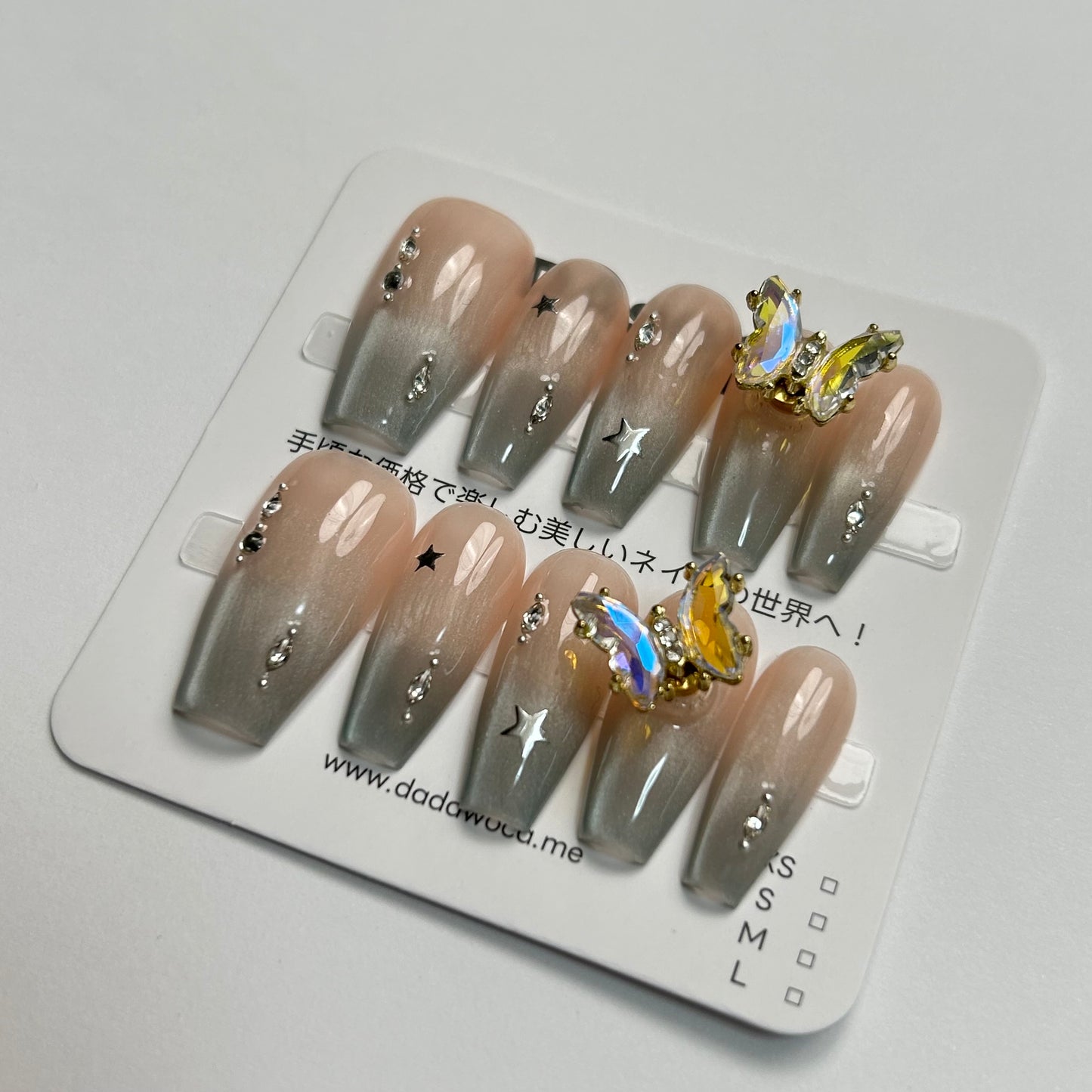 DAsena MAGIC PRESS NAIL TIPS DB-1959-F22