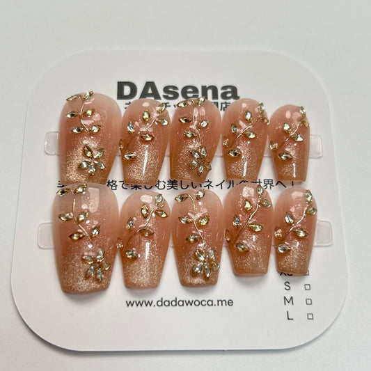 DAsena MAGIC PRESS NAIL TIPS DB-2391-G3