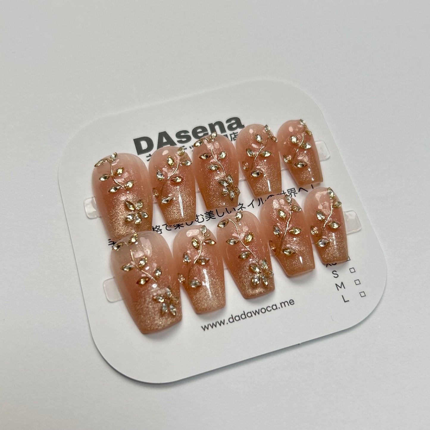 DAsena MAGIC PRESS NAIL TIPS DB-2391-G3