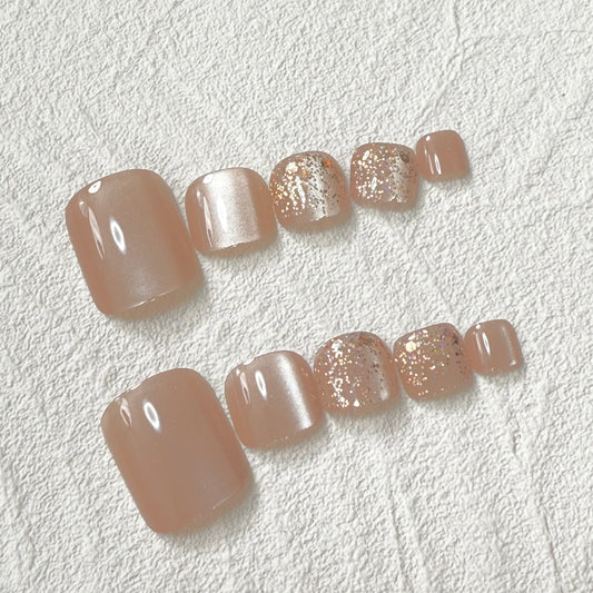 DAsena NAIL TIPS フット用 F-0004-D5 (24枚入り フリーサイズ)