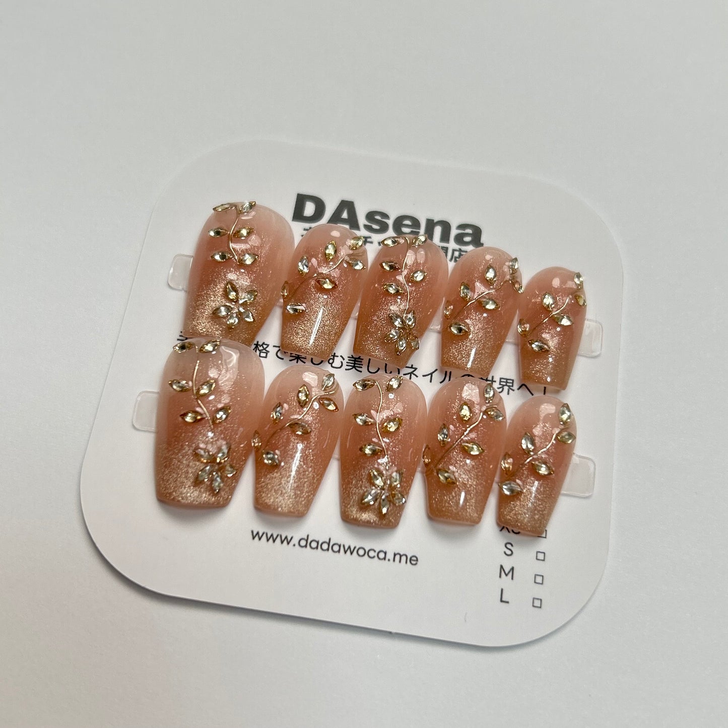 DAsena MAGIC PRESS NAIL TIPS DB-2391-G3