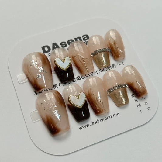 DAsena MAGIC PRESS NAIL TIPS DB-411–F8