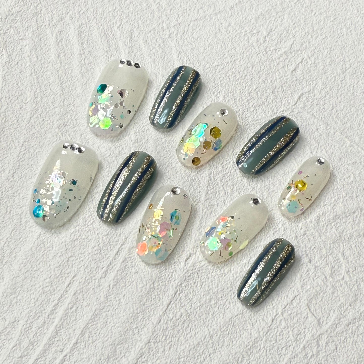 【日本製・数量限定】DAsena JAPAN PREMIUM NAIL TIPS DJP-T001-C9