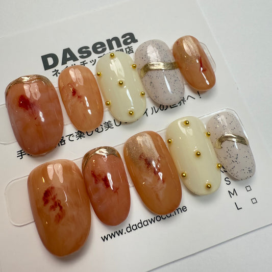 DAsena MAGIC PRESS NAIL TIPS DB-1558-0117-G26