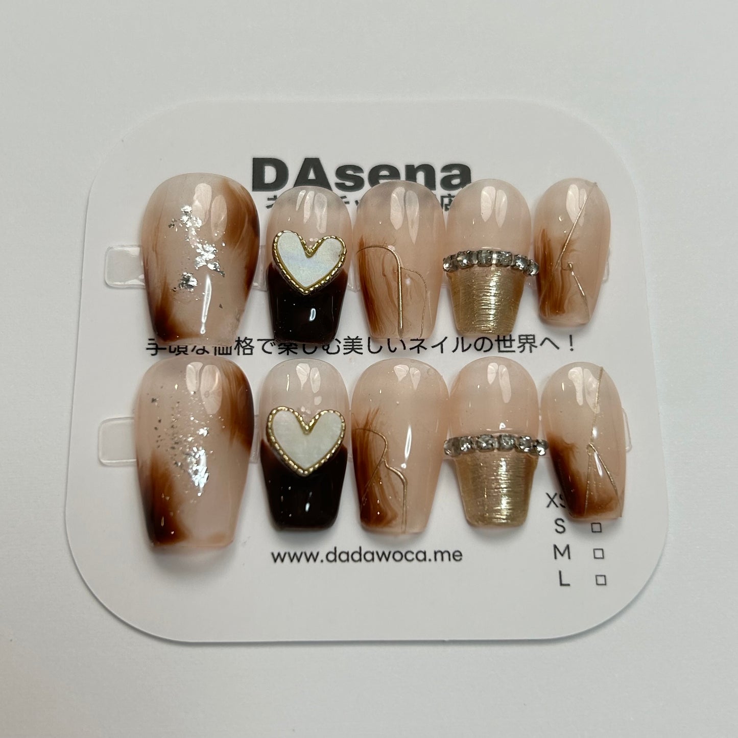 DAsena MAGIC PRESS NAIL TIPS DB-411–F8