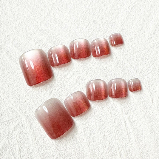 DAsena NAIL TIPS フット用 F-0002-D4 (24枚入り フリーサイズ)