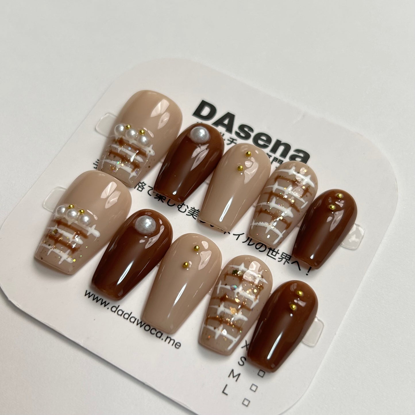 DAsena MAGIC PRESS NAIL TIPS DB-443-B17