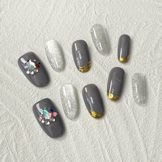 【日本製・数量限定】DAsena JAPAN PREMIUM NAIL TIPS DJP-T008-G27