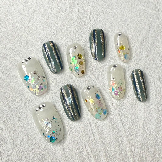 【日本製・数量限定】DAsena JAPAN PREMIUM NAIL TIPS DJP-T001-C9