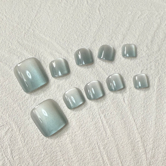 DAsena NAIL TIPS フット用 F-0003-E10 (24枚入り フリーサイズ)