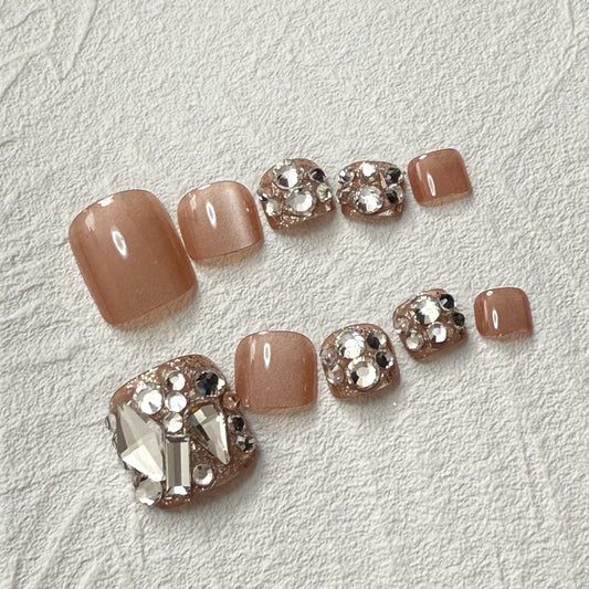 DAsena NAIL TIPS フット用 F-0005-A5 (24枚入り フリーサイズ)