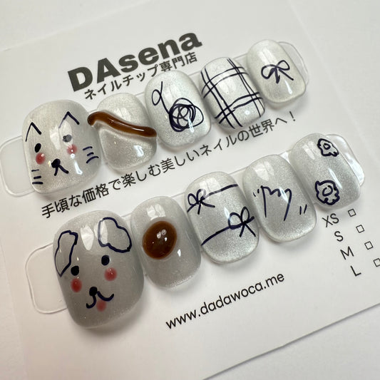 DAsena MAGIC PRESS NAIL TIPS DB-1190-F14